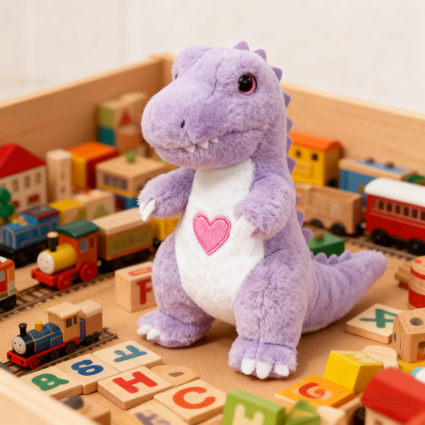 Stephanie Soft Pink T-Rex