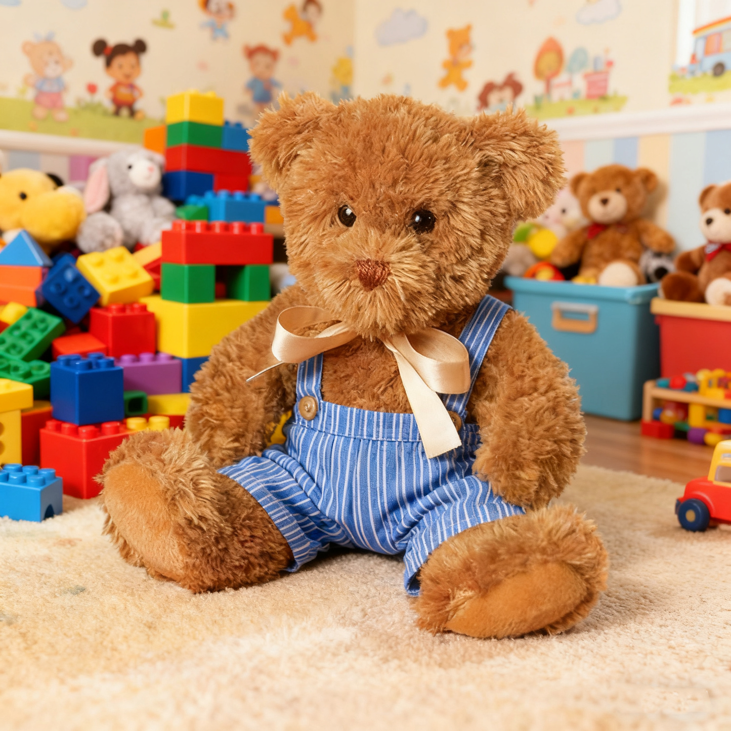 Caramel Fuzzy Teddy Bear