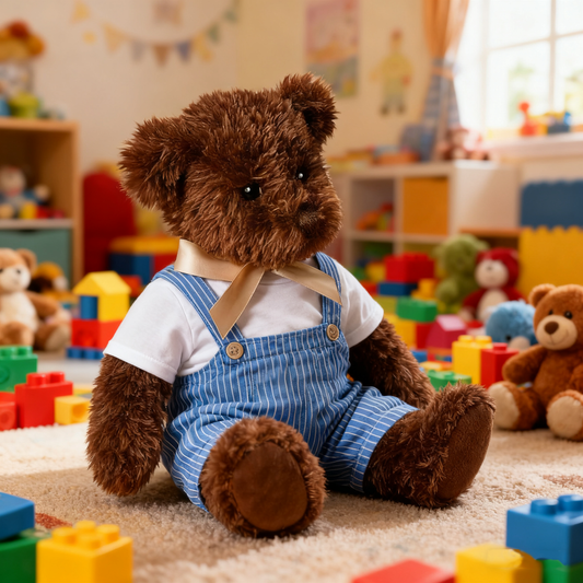 Chocolate Fuzzy Teddy Bear